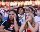‘I’m just happy we’ve made it this far’: England fans on watching the World Cup defeat unfold