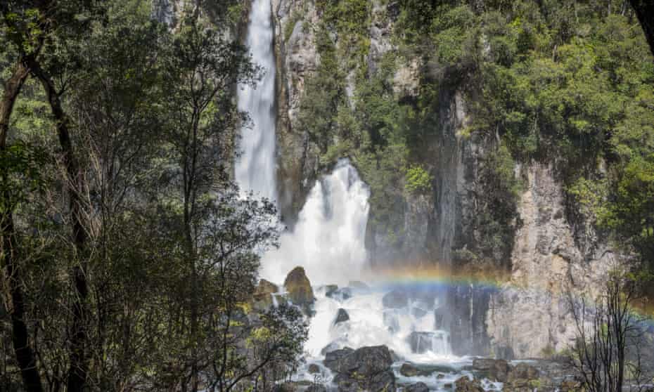 The Tarawera Falls, New Zealand.