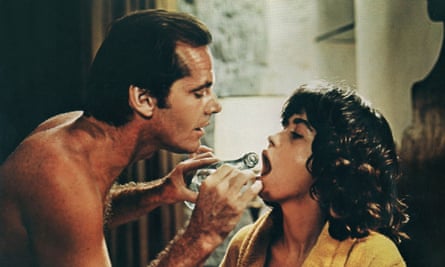 Jack Nicholson and Maria Schneirder in The Passenger.