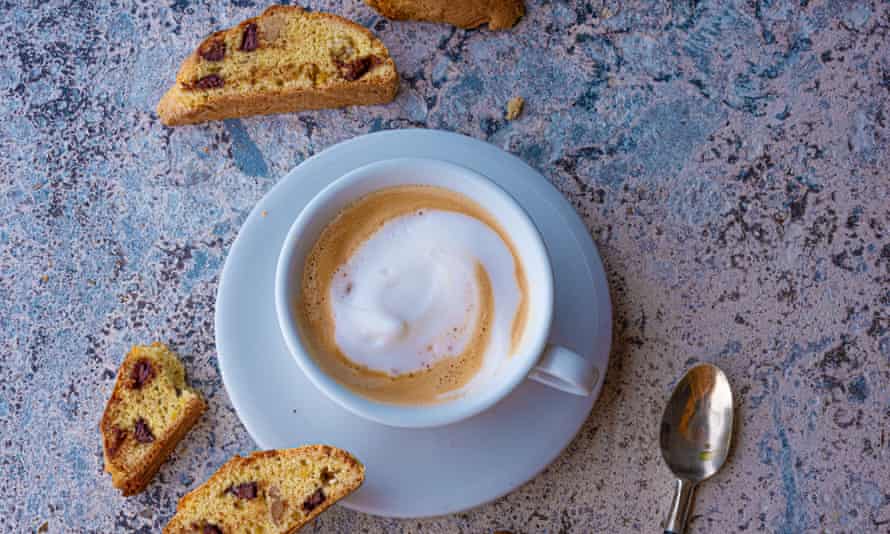 ‘The ubiquitous Tuscan biscuit with a Christmas makeover’: ginger chocolate biscotti.