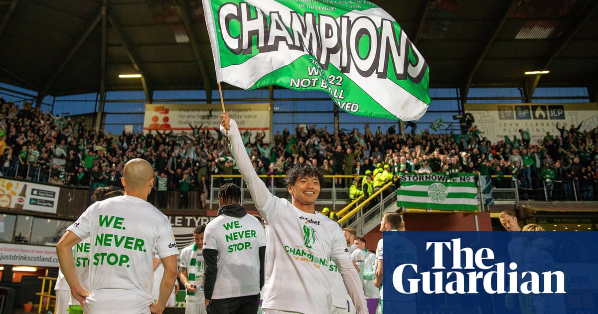 Celtic crowned Scottish Premiership champions after draw at Dundee United