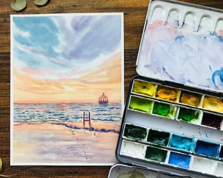 The best personalized wedding gift ideas in the us for couples who have everything | weddings A photo of a custom hand painted watercolor
