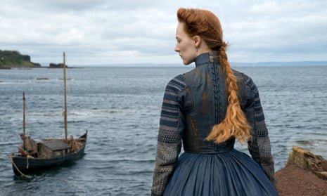 On the rocks … Saoirse Ronan in the title role of the 2018 film Mary Queen of Scots.