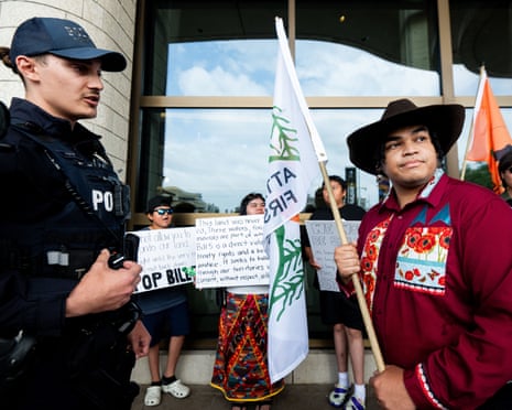 First Nations Protesting First Nations leaders walk out of Mark Carney meeting on Building ...