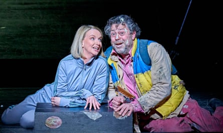 Dramatically alert: Sarah Tynan as Pamina and David Stout as Papageno in The Magic Flute at English National Opera
