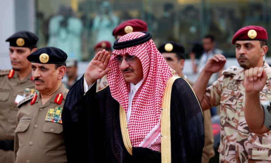 The former Saudi crown prince Mohammed Bin Nayef, pictured in September 2016