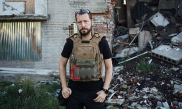 Mstyslav Chernov photographed while on assignment for Associated Press in Sloviansk