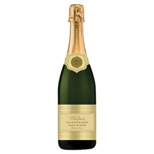 A Waitrose own-brand bottle of champagne