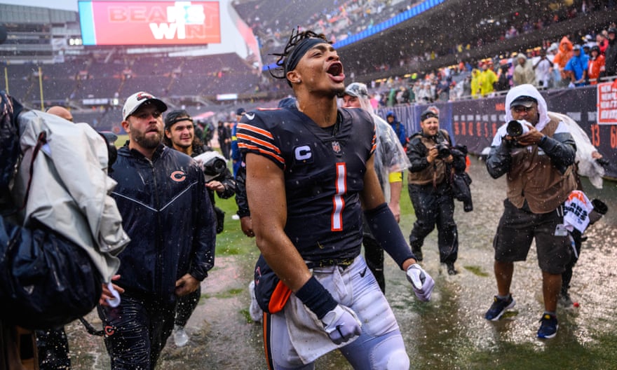 The rain didn't dampen the Bears' spirits after an opening weekend win