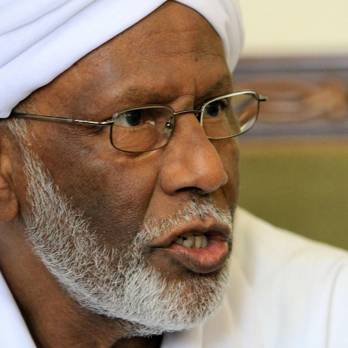 Hassan Al Turabi Sudan Opposition Leader Who Hosted Osama Bin Laden Dies Sudan The Guardian