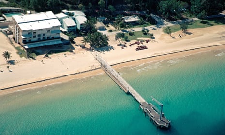 The Tangalooma resort on Moreton Island