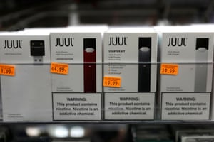 Juul vape kits for sale in New York City.
