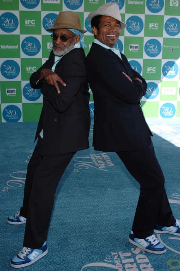 Like father… Melvin and Mario Van Peebles.