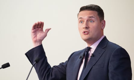 The health secretary, Wes Streeting