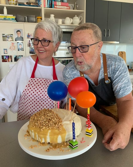 Rhonda and Keith at his birthday party