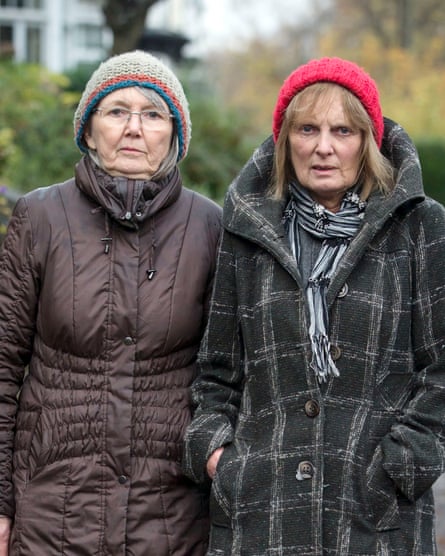 Sheffield residents Jenny Hockey, left, and Freda Brayshaw were arrested by police after protesting against a controversial tree felling programme.