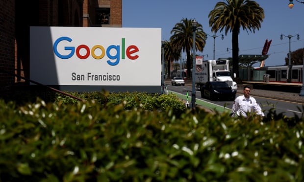 Google sign outside San Francisco office