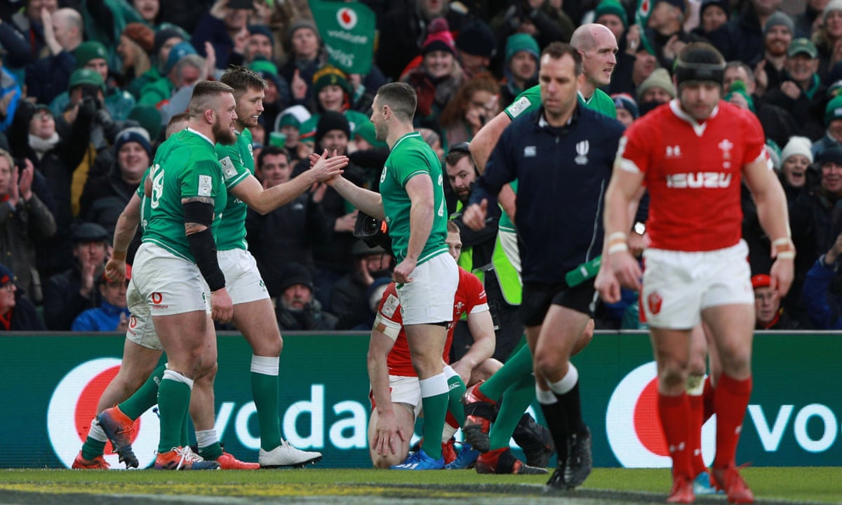 Ireland S Andrew Conway Seals Six Nations Bonus Point Win Over Wales Six Nations 2020 The Guardian
