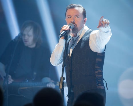 Ricky Gervais sings as David Brent for Children in Need.