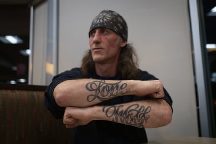 Doug Paton's Lone Wolf tattoo