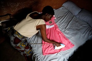 As a child, Ajayi worked in her aunt’s shop instead of attending school, and she believes her inability to read or write is holding her back