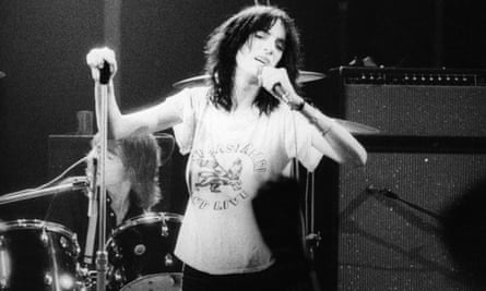 Patti Smith at the Roundhouse on 16 May 1976