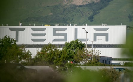 The Tesla factory in Fremont, California. An investigation found the company had kept injuries off its books.