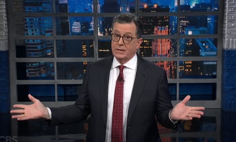 Stephen Colbert: 'People from overseas are frightened to come here' |  Late-night TV roundup | The Guardian