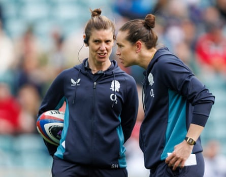 Sarah Hunter and Emily Scarratt