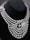 The 200-carat platinum necklace.