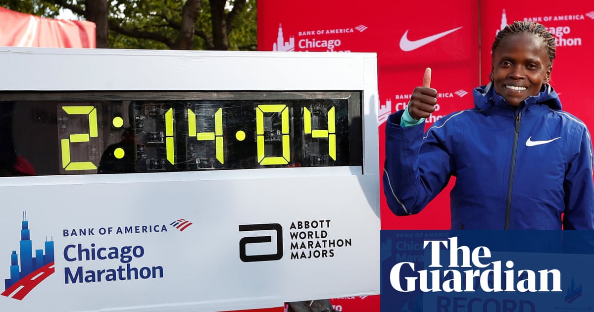 Brigid Kosgei smashes Paula Radcliffe’s world marathon record by 81 seconds