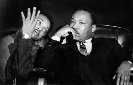 Jesse Jackson with Dr Martin Luther King Jr in 1966.
