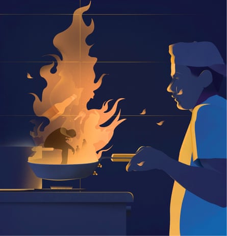 Chefs Mental health illustration