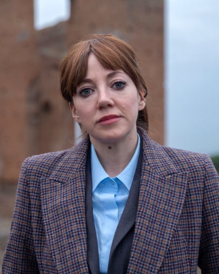 Morgan as Philomena Cunk in Cunk On Earth.