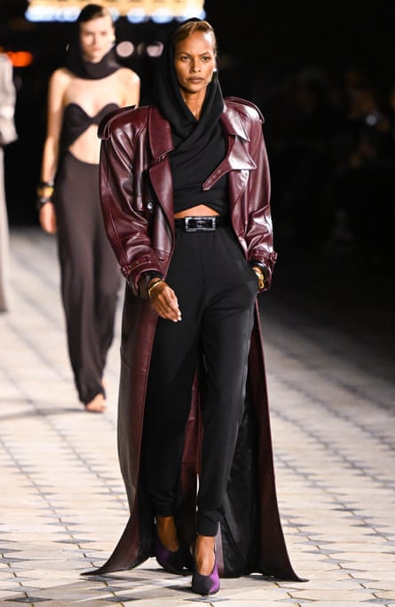 Hugs all round as Saint Laurent hoodie dress returns in Paris show | Saint Laurent | The Guardian Hugs all round as Saint Laurent hoodie dress returns in Paris show | Saint Laurent | The Guardian