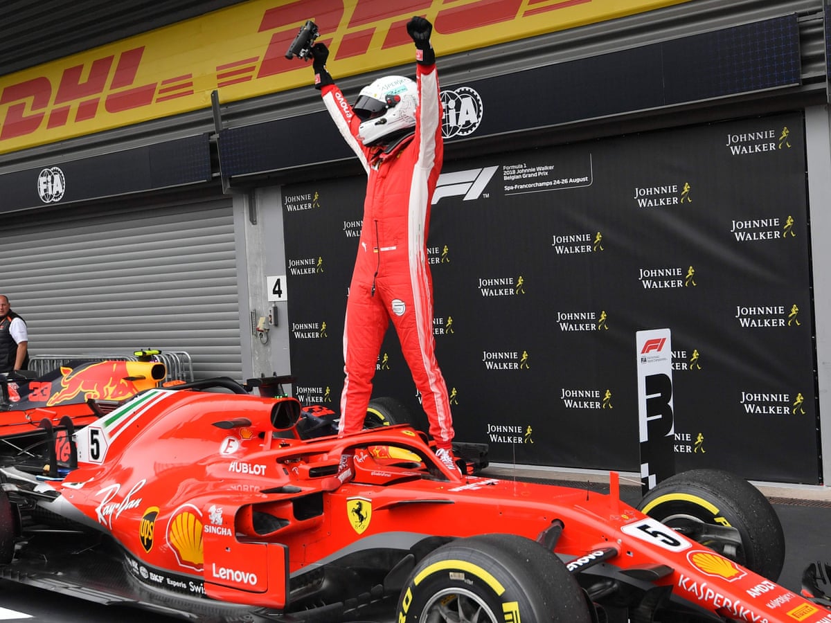 Sebastian Vettel Wins F1 Belgian Gp Ahead Of Lewis Hamilton As It Happened Sport The Guardian