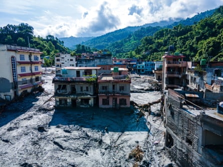 The flooding caused widespread damage to homes, roads, bridge, hydropower station and other infrastructure in the area.