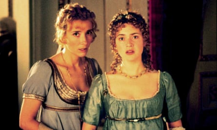 Emma Thompson and Kate Winslet as Elinor and Marianne Dashwood in Ang Lee’s 1995 film adaptation of Sense and Sensibility.