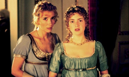 Holding her own with the big beasts of British acting ... Winslet with Emma Thompson in Sense and Sensibility. Photograph: Allstar/Columbia