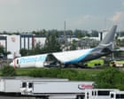 Amazon cargo plane crash at Miami airport kills at least five – video