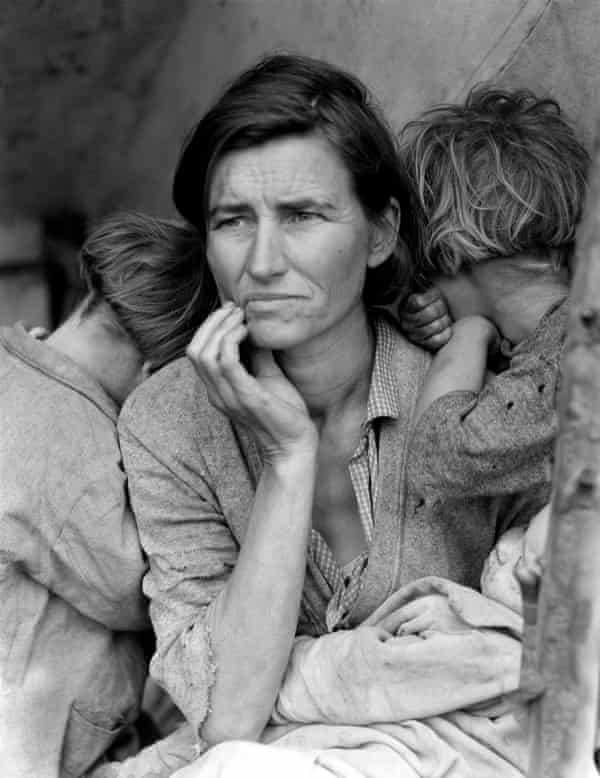 Migrant Mother, 1936, by Dorothea Lange.