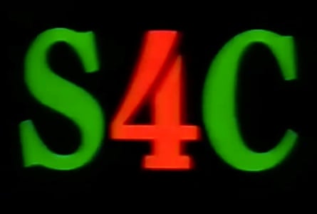 The S4C logo in 1982