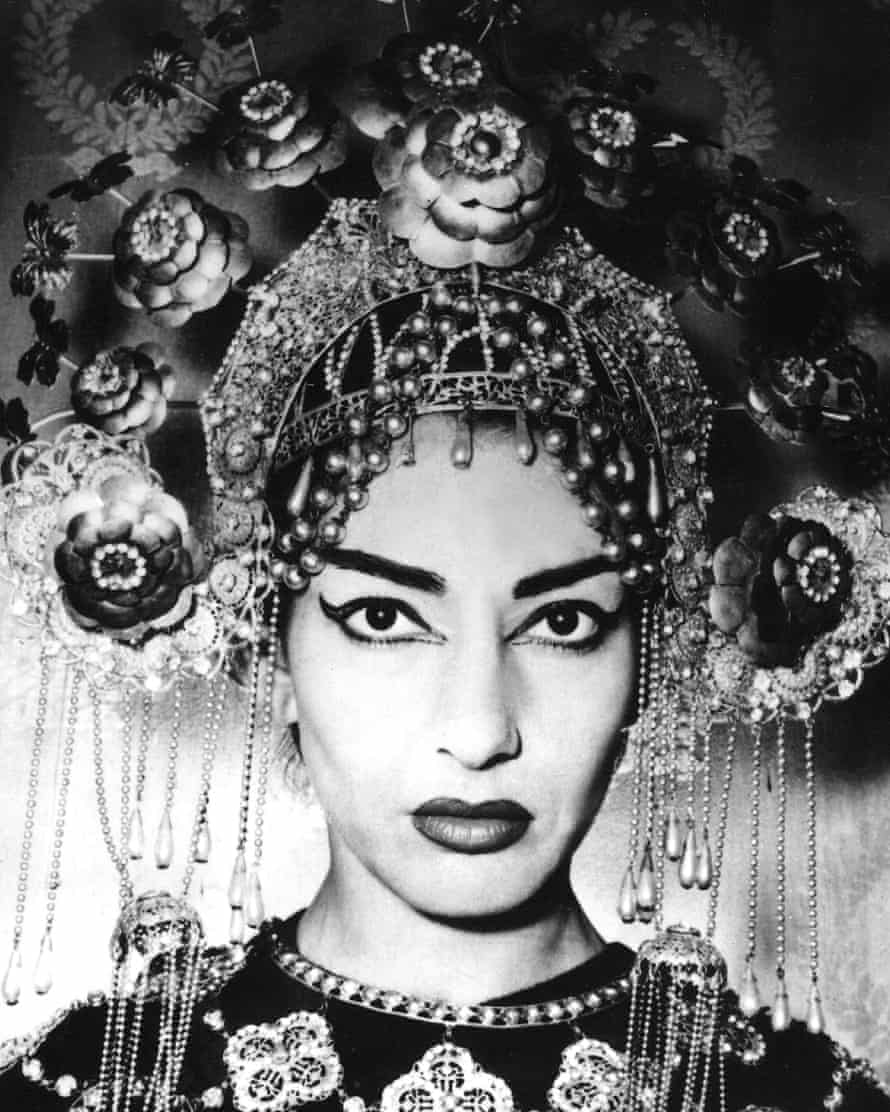 Maria Callas in Turandot in 1958.