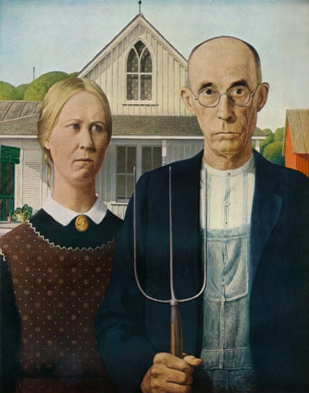 American Gothic, 1930, by Grant Wood.
