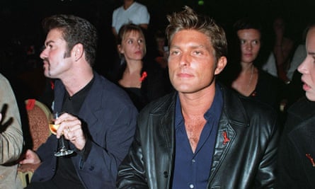 George Michael and Kenny Goss in 1998.