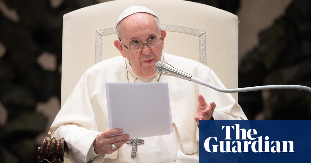 Getting Covid jab is an act of love, says Pope Francis | Pope Francis | The Guardian