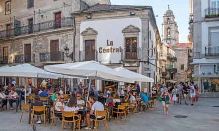 Cafe culture thrives in Vigo.