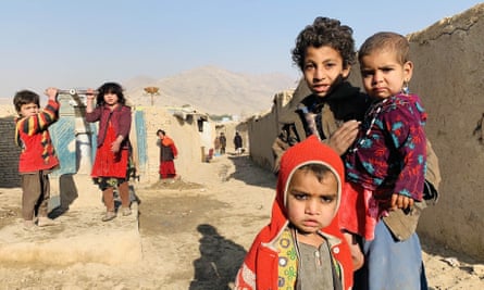 A camp in Kabul, Afghanistan for internally displaced people. In 2020 nearly 20 million IDPs were children under 15.