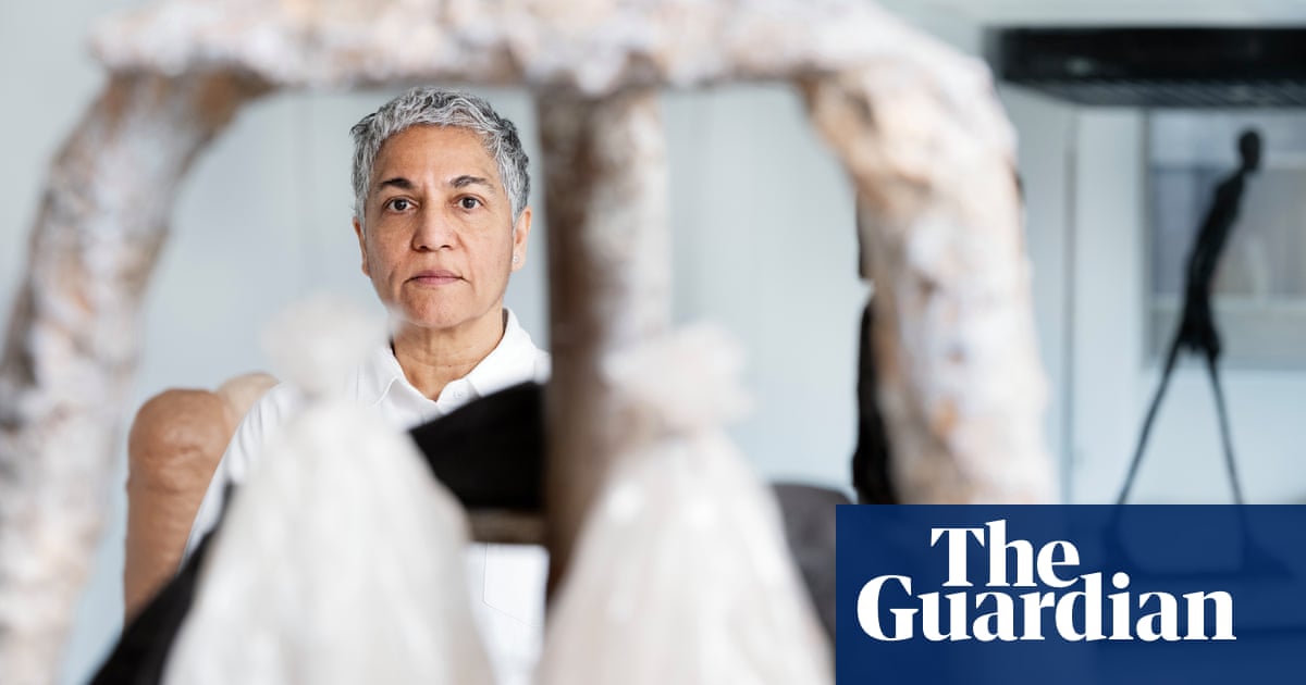 You might find it scary': artist Huma Bhabha squares up to Giacometti with wellies, skulls and teeth