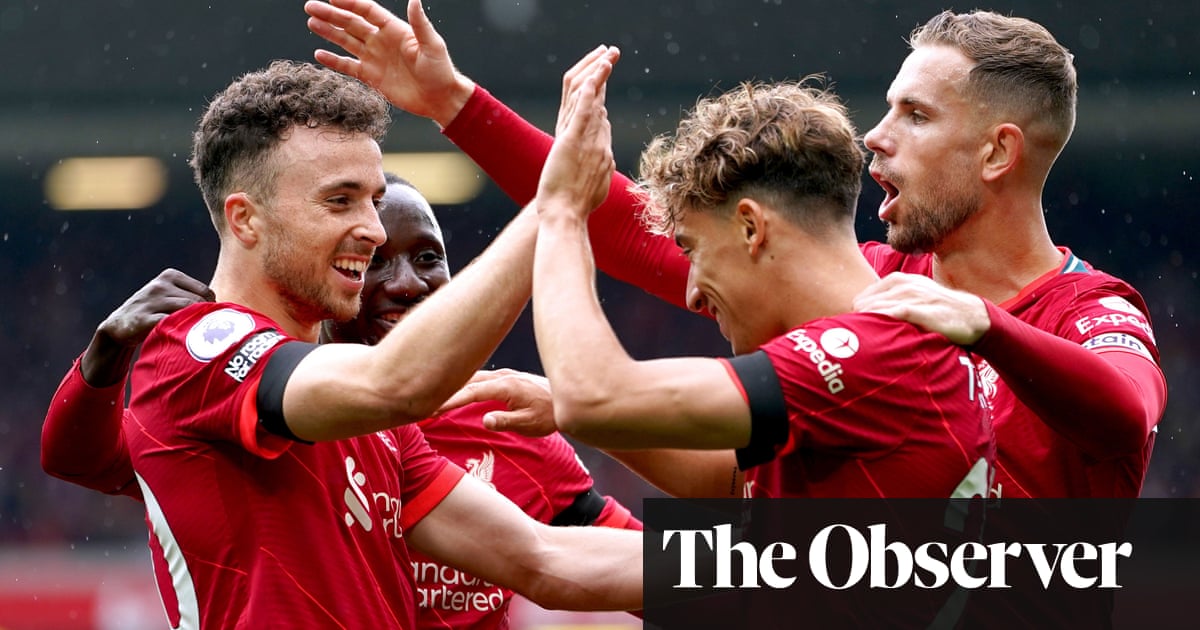 Liverpool’s Diogo Jota and Sadio Mané sink Burnley and delight returning fans